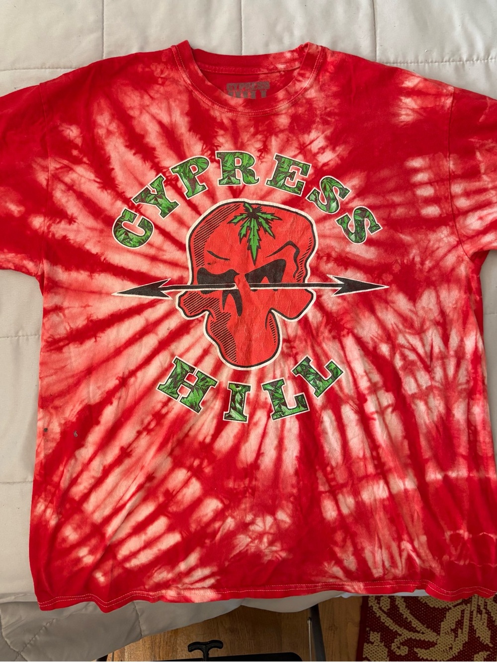 Red Tye-Dye Cypress Hill T-Shirt Men’s XL